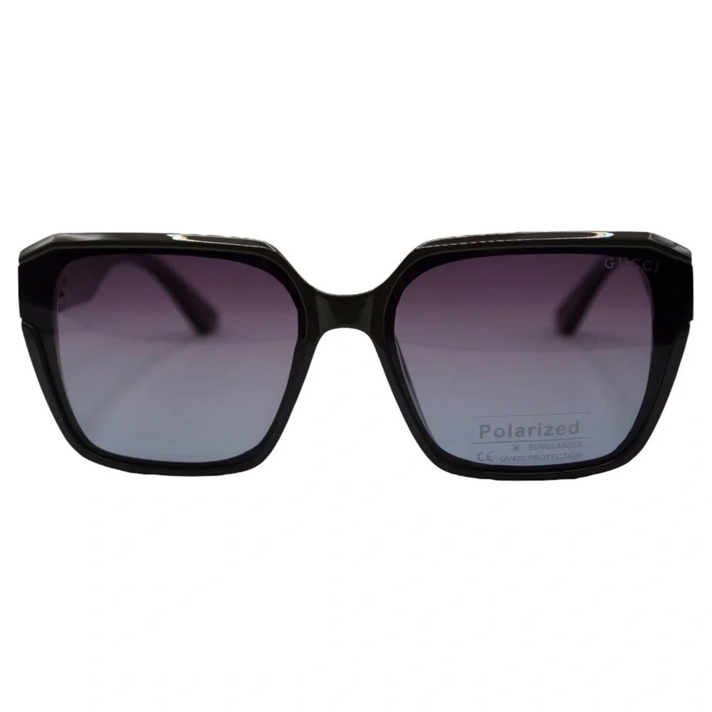 Gucci Women’s Polarized Sunglasses | Black Frames | Violet Pink Gradient Lens - Picture 7 of 12